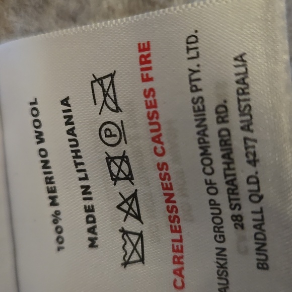 Fibre By Auskin Merino Wool Fringe 59 X 78 Throw Blanket - Picture 7 of 11